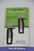 Fourteen Alma Bite Gauges, to Determine and Prescribe the Correct Vertical Dimension of New And Repl