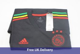 Two Ajax-3rd Kid's T-Shirts Senior 2021-2022 Black, 1x UK M, 1x UK L