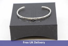 Men's Open Bangle, Silver