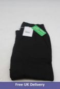 Five Isabella Oliver Ecovero Lenzing Maternity Pants, Caviar Black, Size 2