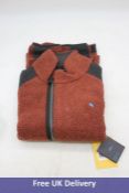 Klattermusen Men's Skoll Zip up Fleece, Dark Rust, X-Large