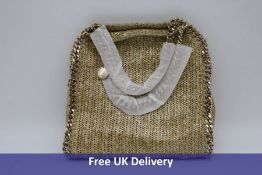Stella McCartney Mini Tote Falabella Handbag, Metallic Gold