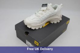 Caterpillar Intruder Trainers, White, UK 9