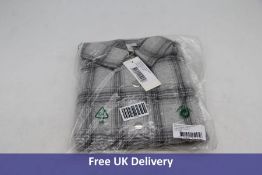 Six items of Nelly Women's Clothing to include 1x All I Need Shacket Shirt, Check Pattern, UK S, 1x
