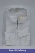SuitSupply Giro Egyptian Cotton Extra Slim Fit Shirt, White, 40, 15 3/4