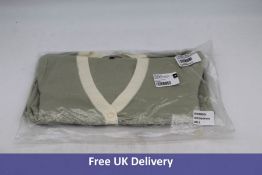 Blue Blush Cropped Skirt Set, Sage, S