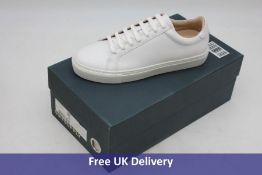 Suit Supply Italian Calf Trainers, White, EU 39
