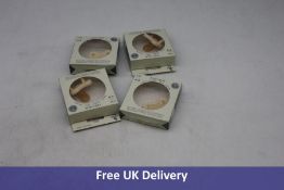 Eighteen packs of HEVEA Coloured Rubber Dummy's, 6 Per Pack