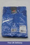 Sixteen Stanno Prestige Tops, Half Zip, Blue to include 12x UK M and 4x UK L