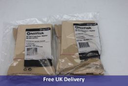 Three sets of Nilfisk 10x Dust Bags and 1x Exhaust Filter