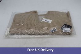 Eleven items of Nelly Women's Clothing to include 1x Off Shoulder Sweater, Beige, UK M, 1x Rib Shoul