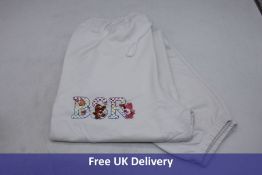 Samll Ryan Love in The Air Sweat Pants, Large White, Size L