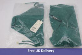 Watercult Women's Bikini Top And Bottoms, Set In Green US Size 8C