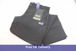 Jack Wolfskin Softshellhose Kinder Activate Pants Kids 176, Black, UK 14+