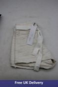 Iro Women's Nannie Tweed Belted Mini Shorts, Cream, Size 36