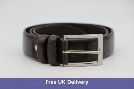 John Henric Men's Leather Belt, 85cm, Black