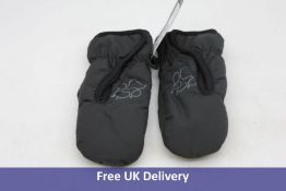 Three Jack Wolfskin Easy Entry Mittens, Black