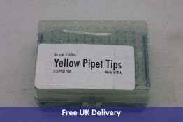 Six Packs Of Ninety-six Yellow Pipet Tips, 1-200ul