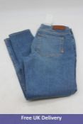 Three items of Scotch & Soda Women's Clothing to include 2x Mid Rise Skinny Cropped Jeans, Blue, Si