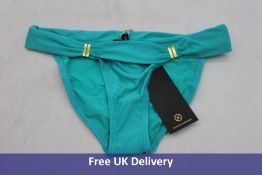 Three items of ViX Swimwear to include 1x Solid Bia Tube Bikini Bottoms, Aqua, XS, 1x Solid Bia Tube