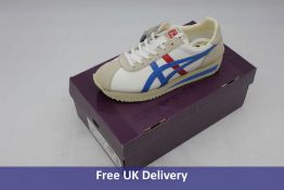 Onitsuka Tiger Unisex Trainers Moal 76 NM, White/Directoire Blue, UK 3.5