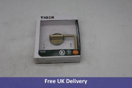 Three Toilet Roll Holder, Tiger Tune, Brass Brushed Black