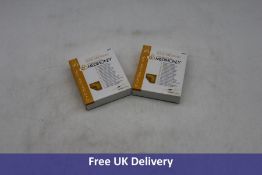 Box of One Hundred Medihoney Medical Honey Tulle Antibacterial Dressings, 5 x 5cm