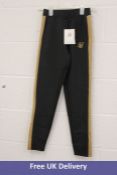 Two SilkSilk Items to include 1x Women's Satin PAnel Track Joggers, Black, UK 8 and 1x Women's Fade