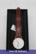 Daniel Wellington Rose 36 mm Classic St Mawes Leather Watch