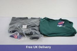 Two Asics Men's Items to Include 1x 2-n-1 7in Short, Performance Black, Size M and 1x Sport Run Top,