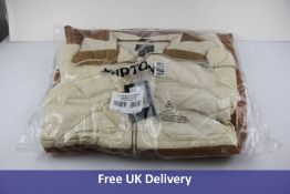 Burton Women's Chescott Down Winter Coat, Creme Brulee and True Penny, Size M