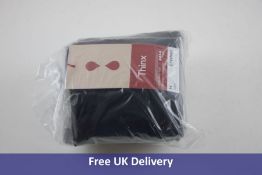 Three pairs of Thinx Boyshort Period Pants, Black, Size M