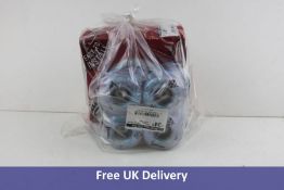 Three Items of Roller Skating Equipment to Include 2x Four Pack Luminous Light Up Wheels, Pearl and