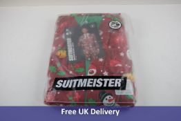 Suitmeister Men's Red Light Up Christmas Suit, Size XL