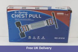 Ten Chest Expander Muscle Exercisers with 5 Springs