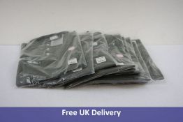 Eight Kronstadt Men's albert Recycled Cotton Polo Shirts, Sacramento, to include 2x Size M, 3x Size