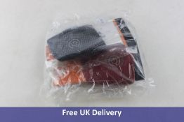 Two Galvin Green Men's Golf Snood Bandanas, 1x Rio Red, 1x Sharkskin Black, One size