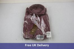 Stenstroms Men's Slimline Sport Linen Shirt, Red, Size L