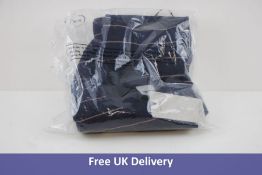 Carhartt Men's Long Sleeve Denton T-Shirt, Navy with Pink Stripes, Size XXL