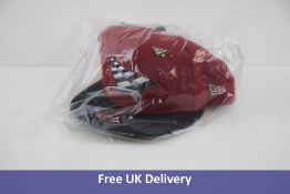 Paperplanes ac Milan Snapback Hat, Crimson, one size