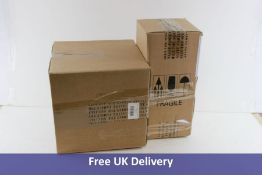 The Socialite Family, Gioia Table Lamp, Black and Rattan