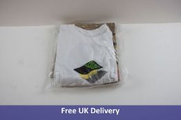 Two Items of Cactus Jack Products to Include 1x Mcdonald's Paper Bag and 1x Cactus Sauce T Shirt, Wh