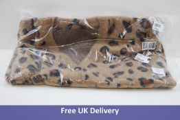 Dolls Kills Women's Lafre Animal Print Cardigan, Leopard Print, Size L