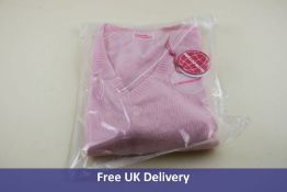 From Future Women's Light Short Cardigan, LIght Pink, Size XS