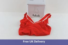 Aubade Women's One Piece Swimming Suit, Red, Size S. Box damaged