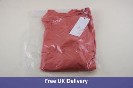 Juvia Women's Jasmine Long Sleeve Top, Papaya, Size S