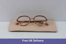 Chloe Women's CH0033O 001 Round Glasses Frame with Case