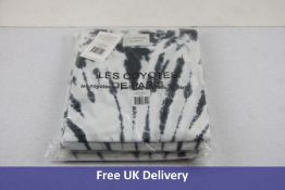 Five Les Coyotes De Paris River Cotton Dresses, Black Tie Dye, Age 12 Years