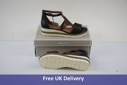 Tamaris Women's Sandals, Navy and Nut Combo, UK 7