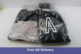 Four Men's G-Star Raw Sweatshirts, 3x Black, Size L and 1x Navy, Size XL